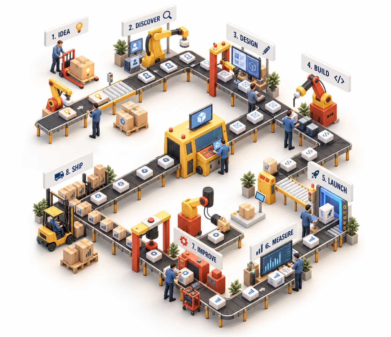 Techlead approach connecting business goals with technology, systems, data, and automation